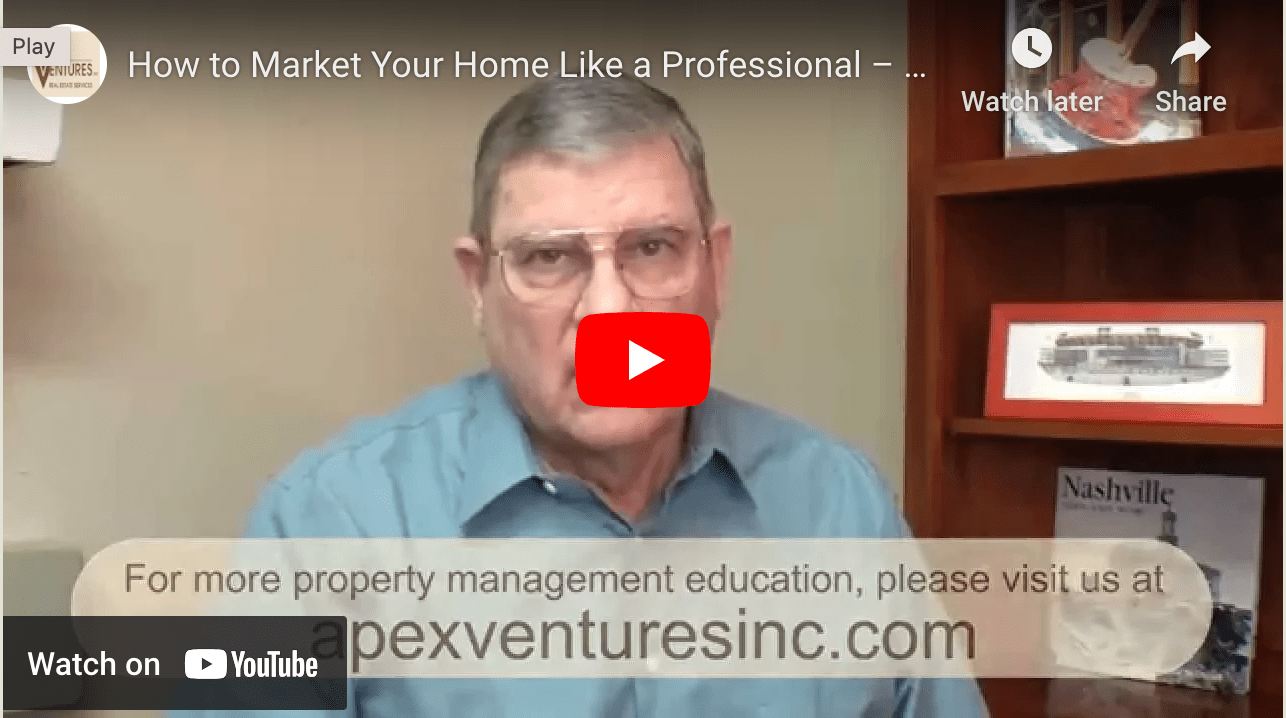 How to Market Your Home Like a Professional – Nashville Landlord Advice