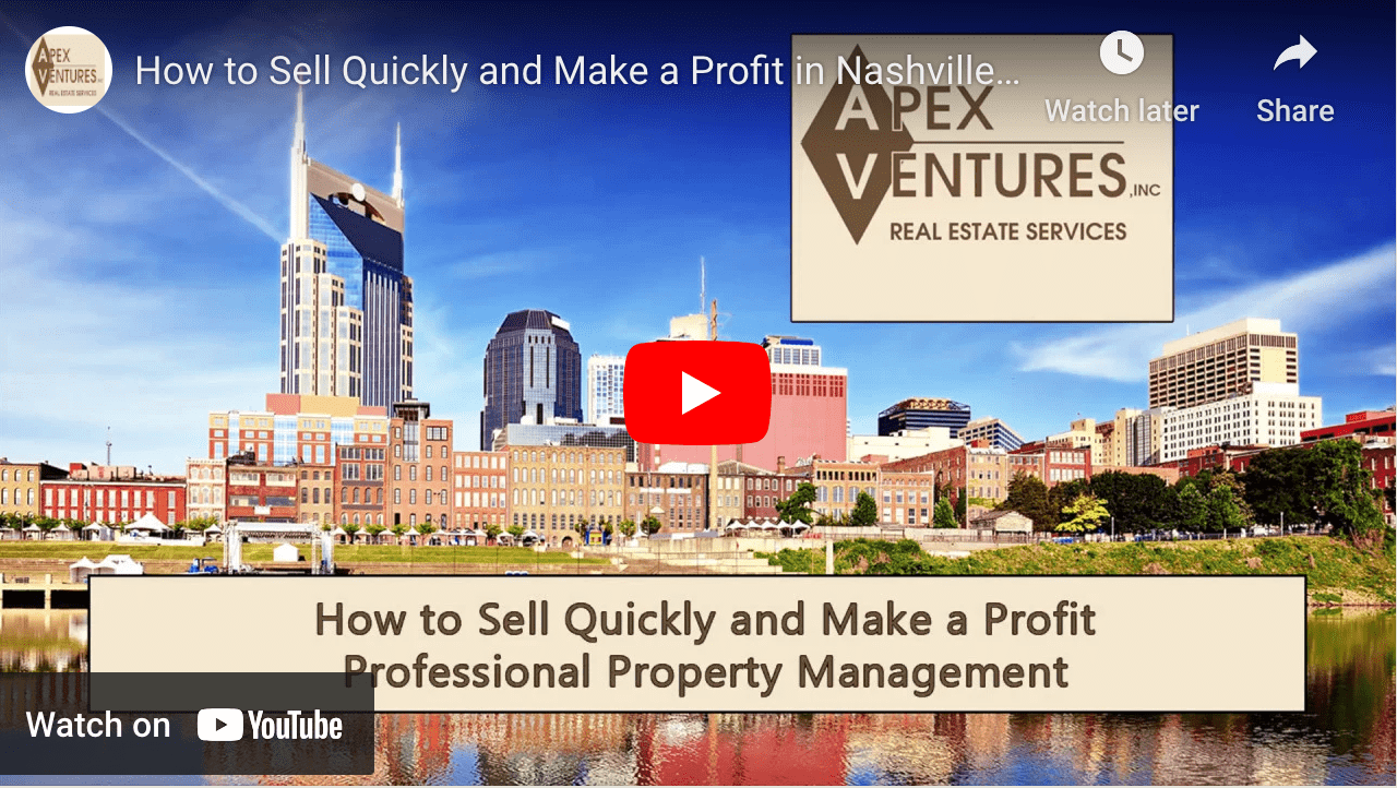 How to Sell Quickly and Make a Profit in Nashville, TN – Professional Real Estate Agent