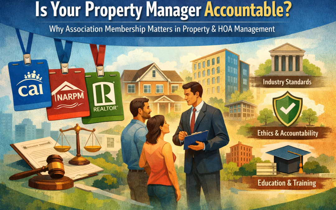 Professional Associations, Is your property manager accountable?
