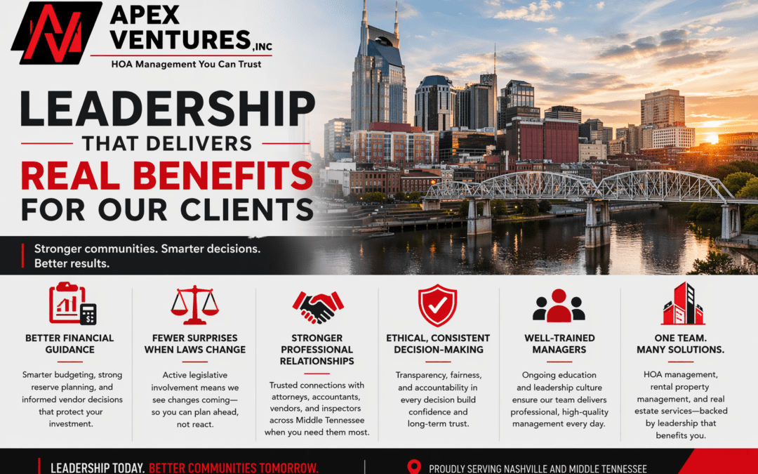 How Property Management Leadership Directly Benefits Clients in Nashville